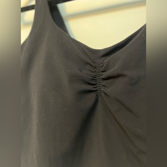 Lululemon Align Tank *Gathered-Front Black Size 12 - Picture 3 of 7